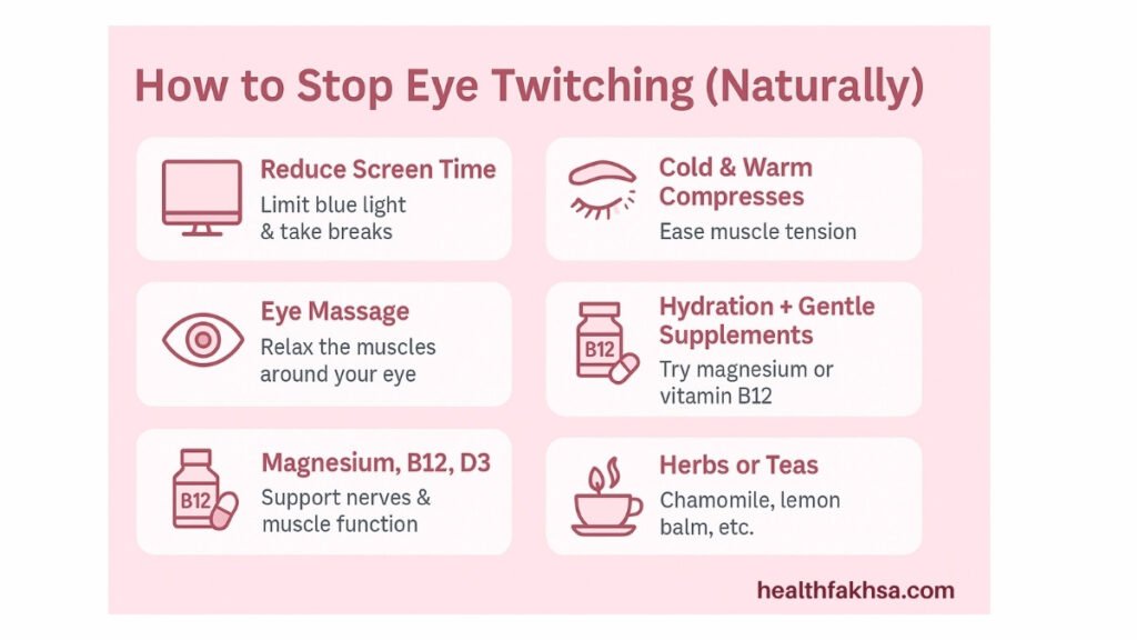 Eye Twitching Vitamin Deficiency